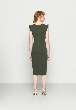 WAL G. SALINA MIDI DRESS - Shift Dress - Khaki Green -WAL G. Sales Store 4bfb970c526f4045866cfe1a97824fac