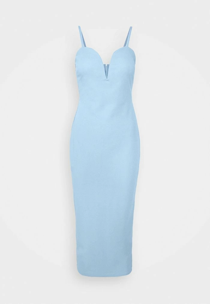 DIAMOND STRAPPY MIDI DRESS - Cocktail dress / Party dress - baby blue WAL G. DIAMOND STRAPPY MIDI DRESS - Cocktail Dress / Party Dress - Baby Blue -WAL G. Sales Store 4c5bdddc886a408dbcfebd1ee78bf3f7