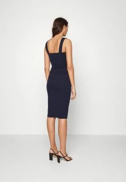 WAL G. V NECK MIDI - Jersey Dress - Navy Blue -WAL G. Sales Store 4cbd7c0d6e2a4b0490b6b2e9284c7a5e