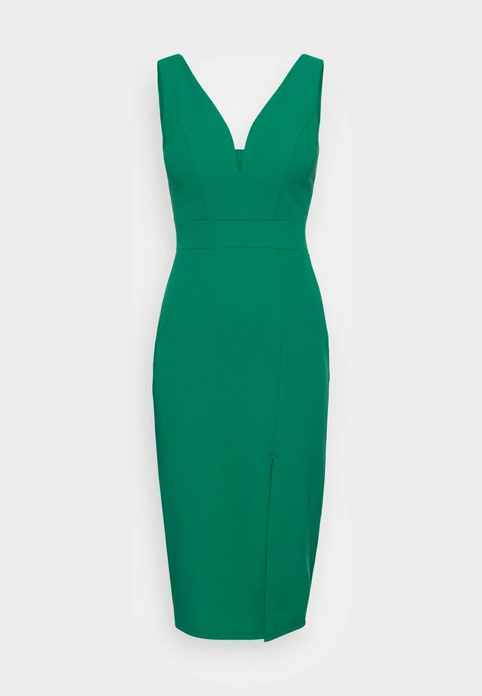 ALMA V NECK MIDI DRESS - Jersey dress - leaf green WAL G. ALMA V NECK MIDI DRESS - Jersey Dress - Leaf Green -WAL G. Sales Store 4e8a384f6abc4e7fb7960e0292c3c1f1