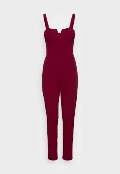WAL G. GIAV NECK SLIM FIT - Jumpsuit - Berry Wine -WAL G. Sales Store 4f15368b23f84f2b91e4b78ac08cc8c0