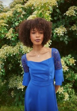 WAL G. WGXZL WEDDING - FLORA FLARE SLEEVE SKATER DRESS - Cocktail Dress / Party Dress - Electric Blue 2 WAL G. WGXZL WEDDING - FLORA FLARE SLEEVE SKATER DRESS - Cocktail Dress / Party Dress - Electric Blue -WAL G. Sales Store 50475fefa9c04653891eca732ce966db