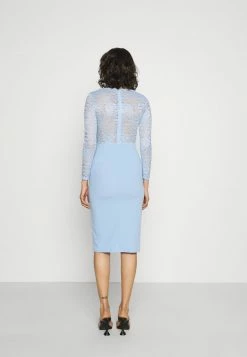 WAL G. MENA LACE MIDI DRESS - Jersey Dress - Powder Blue -WAL G. Sales Store 50bb4a613d45464a9704566457c0dda2
