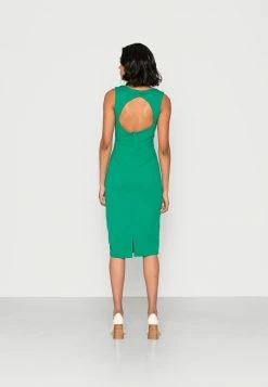WAL G. ALYONA HEART NECK MIDI DRESS - Cocktail Dress / Party Dress - Leaf Green -WAL G. Sales Store 52c0565769c1424fa47cb56cd05a26b5