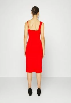 WAL G. VERA STRAP MIDI DRESS - Jersey Dress - Red -WAL G. Sales Store 53d5f0bda08b401c8186db6cd3316460