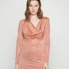 WAL G. GEM LONG SLEEVE MINI DRESS - Cocktail Dress / Party Dress - Blush Pink