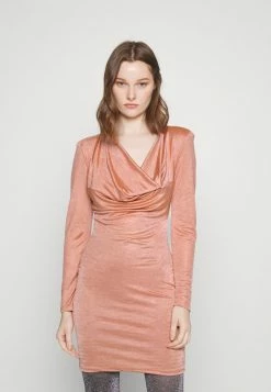 WAL G. GEM LONG SLEEVE MINI DRESS - Cocktail Dress / Party Dress - Blush Pink