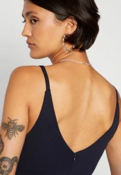 WAL G. STRAPPY SQUARE NECK MIDI DRESS - Shift Dress - Navy Blue -WAL G. Sales Store 55df5442b94545a19fc7c4eca176c5b2