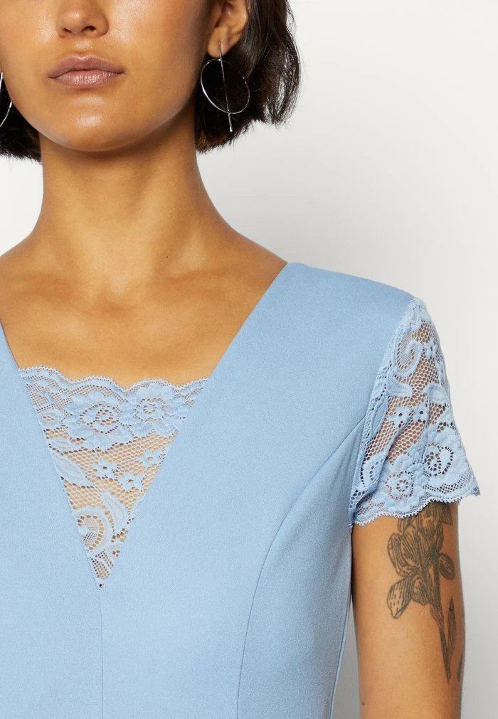 TWO TONE - Jumpsuit - black/powder blue WAL G. TWO TONE - Jumpsuit - Black/powder Blue -WAL G. Sales Store 572c11c0e41144879be8773c7fa52dba