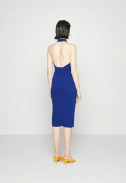 WAL G. ROCKY ZIP BACK MIDI DRESS - Cocktail Dress / Party Dress - Electric Blue -WAL G. Sales Store 5757be22cb7747678b75249819ac93c3