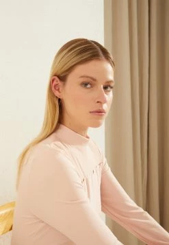 WAL G. WGXZL WEDDING - FRANKA HIGH NECK MESH MIDI DRESS - Cocktail Dress / Party Dress - Blush Pink -WAL G. Sales Store 581d6e2421c341d4881fa4c0f2918b87