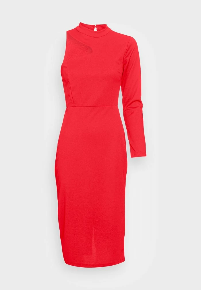 LULUONE SLEEVE MIDI DRESS - Shift dress - red WAL G. LULUONE SLEEVE MIDI DRESS - Shift Dress - Red -WAL G. Sales Store 5905089629f0418989d4ed9ad426b7dc