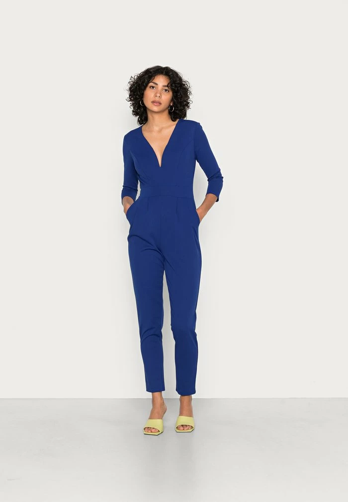LONG SLEEVE - Jumpsuit - electric blue WAL G. LONG SLEEVE - Jumpsuit - Electric Blue -WAL G. Sales Store 5979214843d44f64ab94943c60718f4f