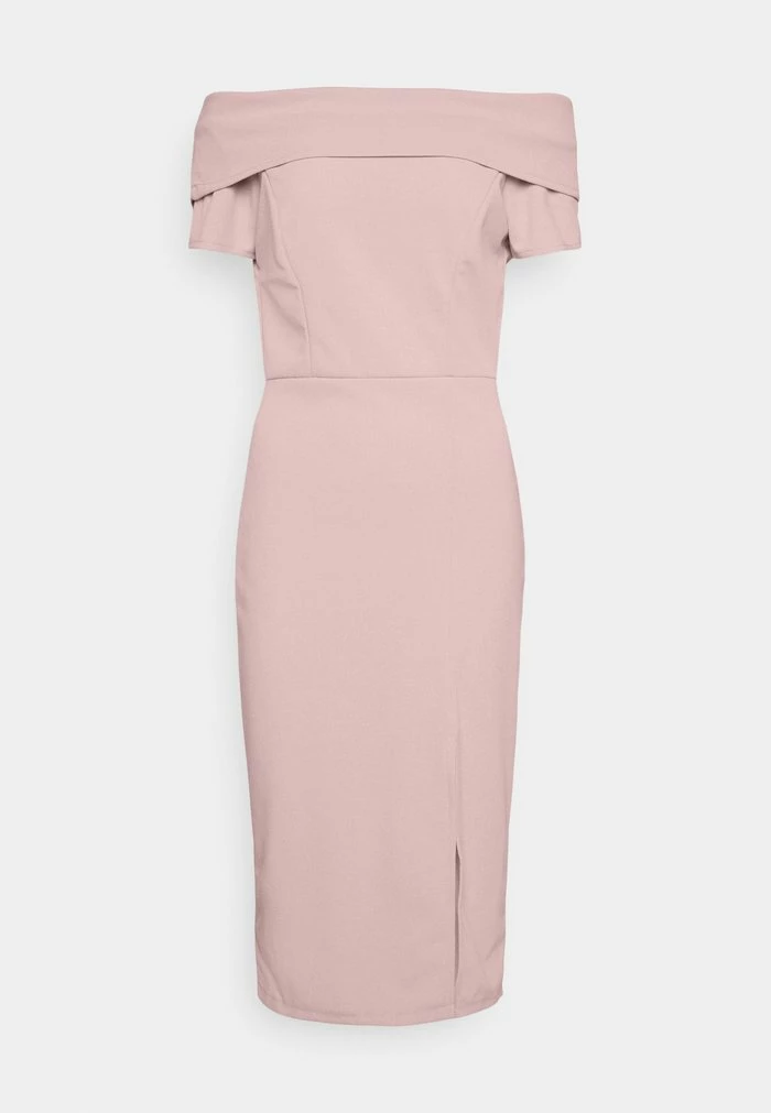 LOVE OFF THE SHOULDER MIDI DRESS - Shift dress - blush pink WAL G. LOVE OFF THE SHOULDER MIDI DRESS - Shift Dress - Blush Pink -WAL G. Sales Store 597a1df56f594d31bbc80631a8e5b162