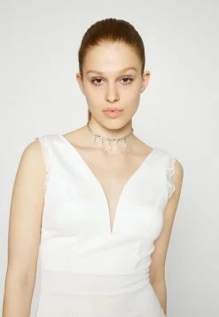 WAL G. WGXZL WEDDING - HENNY V NECK MAXI DRESS - Occasion Wear - White -WAL G. Sales Store 598312ee3840480997c509d87b30955b