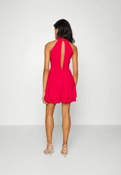 WAL G. CHERYL HALTER NECK SKATER DRESS - Day Dress - Red -WAL G. Sales Store 598c982fd0ab436a84a8ef91a5154335