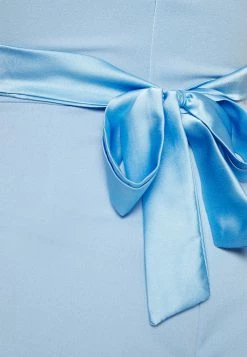 WAL G. WGXZL WEDDING - TEO V NECK WIDE LEG BOW JUMPSUIT - Jumpsuit - Cornflower Blue -WAL G. Sales Store 5ae13d5af3a647c7ae724135f67960af