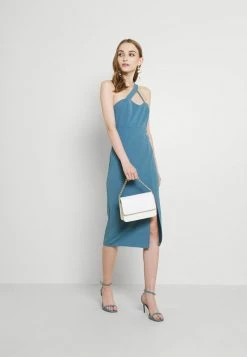 WAL G. SAVANAH HALTER NECK MIDI DRESS - Jersey Dress - Light Blue 1 WAL G. SAVANAH HALTER NECK MIDI DRESS - Jersey Dress - Light Blue -WAL G. Sales Store 5afb6b9fc3ee4d8e996566aff1264d63