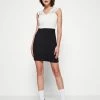 WAL G. BETTY MINI DRESS - Shift Dress - Black/ White