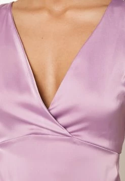 WAL G. BELL V NECK DRESS - Occasion Wear - Dark Mauve Pink -WAL G. Sales Store 5bc2a771e8c94e9296f7d6c1ab22823e