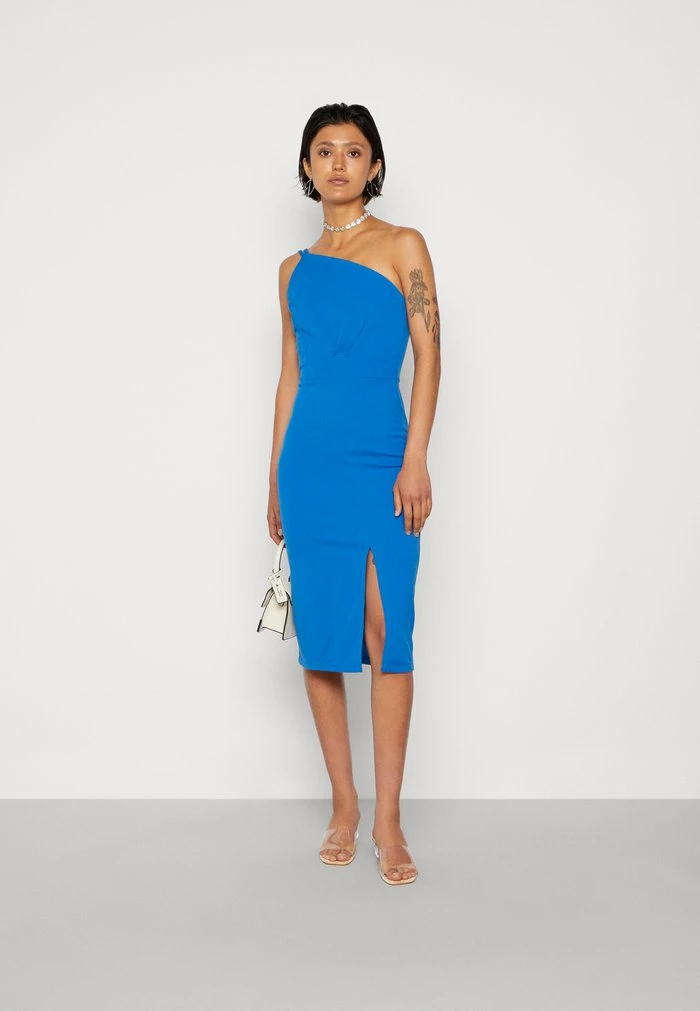 TOM ONE SHOULDER MIDI - Cocktail dress / Party dress - electric blue WAL G. TOM ONE SHOULDER MIDI - Cocktail Dress / Party Dress - Electric Blue -WAL G. Sales Store 5de2042f636048f8a27b721a14a91a40