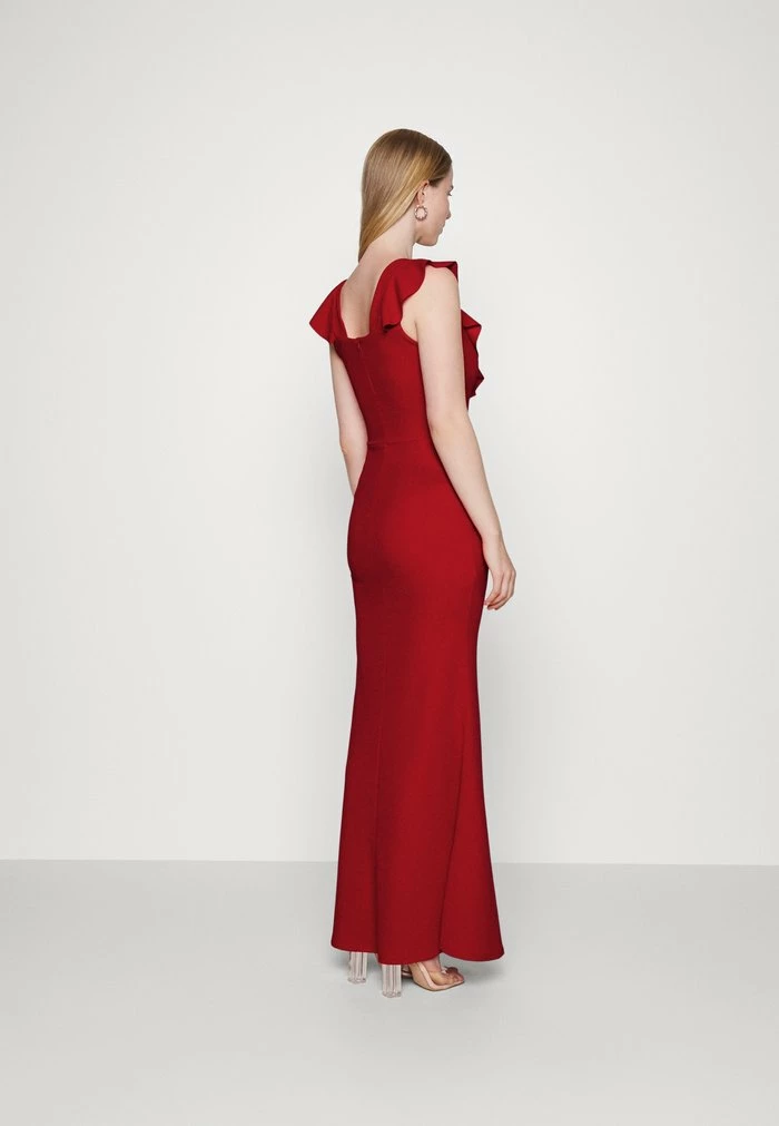 CINITA RUFFLE MAXI DRESS - Occasion wear - red WAL G. CINITA RUFFLE MAXI DRESS - Occasion Wear - Red -WAL G. Sales Store 5e95b09f04ac4a6ebcd290fe605183db