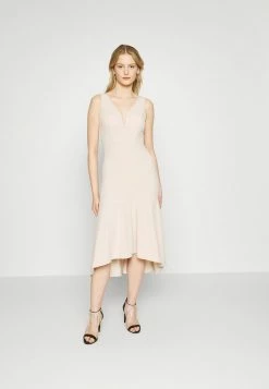 WAL G. DELANA MIDI DRESS - Cocktail Dress / Party Dress - Beige