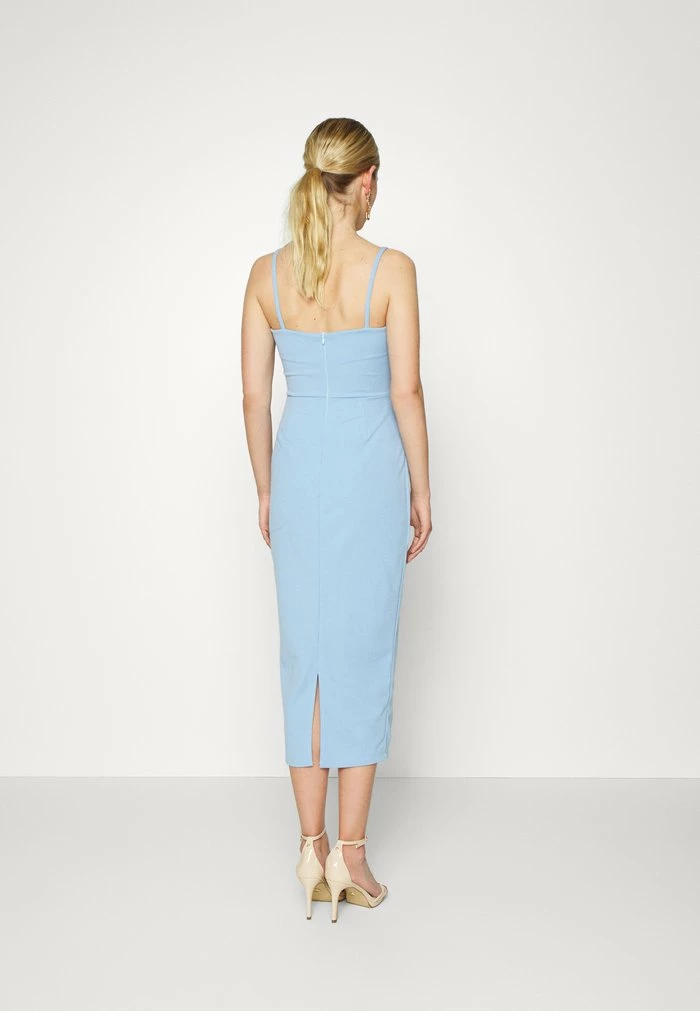 DIAMOND STRAPPY MIDI DRESS - Cocktail dress / Party dress - baby blue WAL G. DIAMOND STRAPPY MIDI DRESS - Cocktail Dress / Party Dress - Baby Blue -WAL G. Sales Store 5fd6633b264448d48a6863f8a56f5842