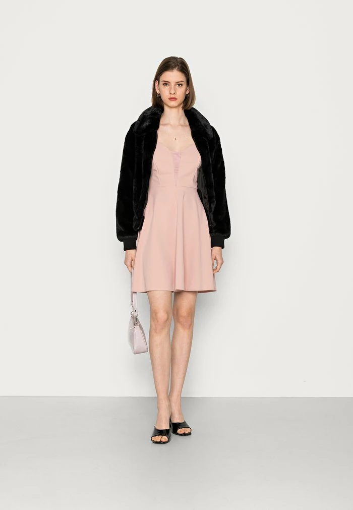 XANTHE V NECK SKATER DRESS - Cocktail dress / Party dress - blush pink WAL G. XANTHE V NECK SKATER DRESS - Cocktail Dress / Party Dress - Blush Pink -WAL G. Sales Store 6212966601d24b07b37c5f835f372e3a