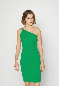 WAL G. VLADI ONE SHOULDER DRESS - Cocktail Dress / Party Dress - Leaf Green -WAL G. Sales Store 627999f40dce4864a10cc88b2275ee0b