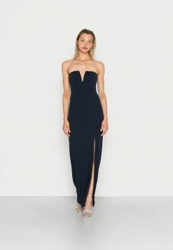 WAL G. ANNA V NECK DRESS - Occasion Wear - Navy Blue