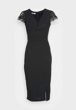 WAL G. HARRY SLEEVE MIDI DRESS - Shift Dress - Black -WAL G. Sales Store 655600eaa800469b87379f06ccb44f53