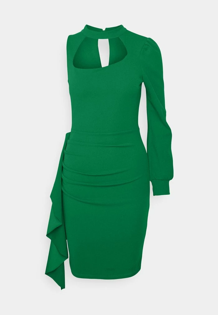 TILLY CUT OUT MINI DRESS - Jersey dress - leaf green WAL G. TILLY CUT OUT MINI DRESS - Jersey Dress - Leaf Green -WAL G. Sales Store 65a3f4082ae740c69eb3dfe844e0e2ad