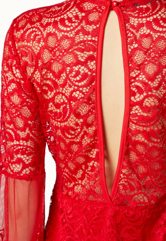 DETAIL MINI DRESS - Cocktail dress / Party dress - red WAL G. DETAIL MINI DRESS - Cocktail Dress / Party Dress - Red -WAL G. Sales Store 6606ae6b3f5441ad9453d6bbce83e26f