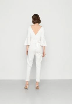 WAL G. ELLENA FLARE SLEEVE - Jumpsuit - White -WAL G. Sales Store 6653657666554b0b8608a75fd375a53e