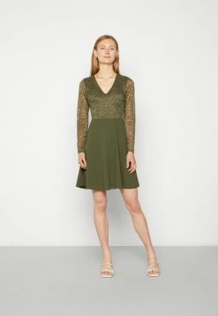 WAL G. MICHELLE SKATER - Cocktail Dress / Party Dress - Olive Green