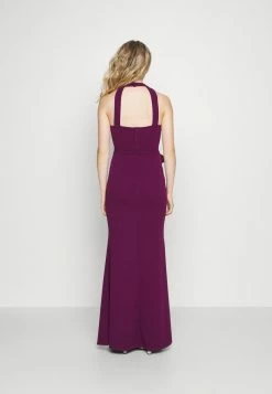 WAL G. TILLY RUFFLE HALTER NECK MAXI DRESS - Cocktail Dress / Party Dress - Plum 2 WAL G. TILLY RUFFLE HALTER NECK MAXI DRESS - Cocktail Dress / Party Dress - Plum -WAL G. Sales Store 67dbe530451447d59b2c5c318c6a9dd0