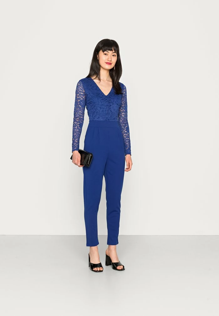 Jumpsuit - electric blue WAL G. Jumpsuit - Electric Blue -WAL G. Sales Store 68ba1144a6764d3c9389e75b84f14820