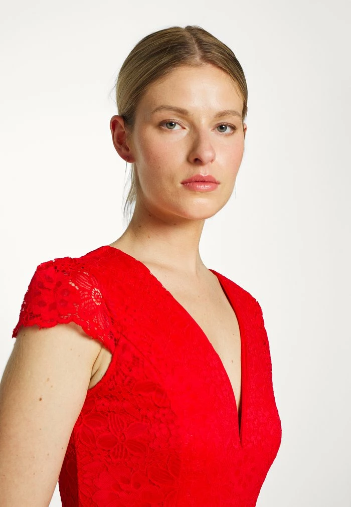 WGXZL WEDDING - SASHA LACE MIDI DRESS - Occasion wear - red WAL G. WGXZL WEDDING - SASHA LACE MIDI DRESS - Occasion Wear - Red -WAL G. Sales Store 6b2e6b7999e74139842cbd922f3036d2