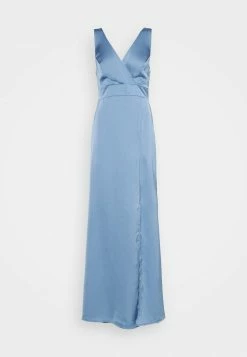 WAL G. WGXZL WEDDING - BREATH TAKING WRAP V NECK DRESS - Occasion Wear - Powder Blue -WAL G. Sales Store 6b754ca91e2542aeac437c29755ccc3c