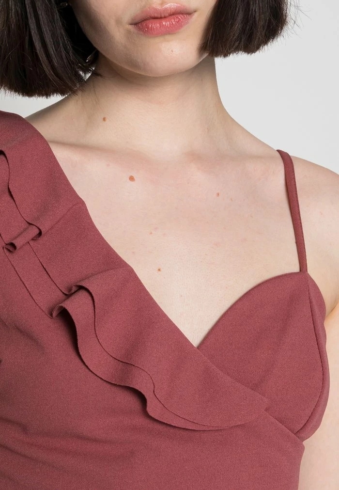 JOLENE ASYMMETRIC SKATER DRESS - Jersey dress - dark blush pink WAL G. JOLENE ASYMMETRIC SKATER DRESS - Jersey Dress - Dark Blush Pink -WAL G. Sales Store 6d0b11adb2204ae1b048c523560fbb4e