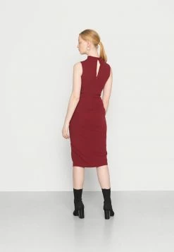 WAL G. LAMMY HALTER NECK MIDI DRESS - Shift Dress - Wine -WAL G. Sales Store 6d722828baf946bcb6c69e762a9f15d4