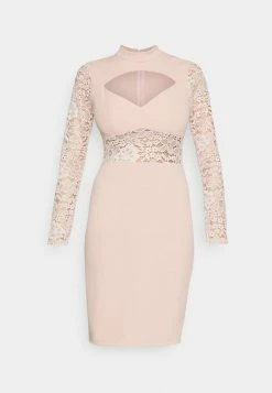 WAL G. ANTONIA CUT OUT DRESS - Shift Dress - Blush Pink -WAL G. Sales Store 6e4f68d9c0384189a257be59ec87d4c9