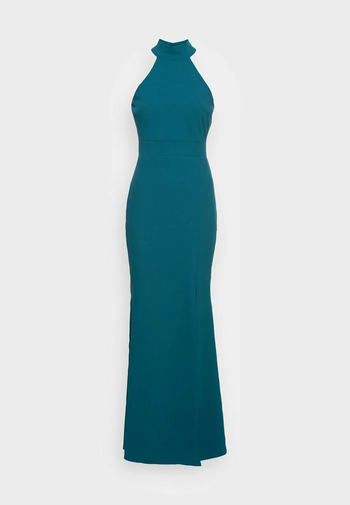 SARA HALTER NECK MAXI DRESS - Occasion wear - dark teal blue WAL G. SARA HALTER NECK MAXI DRESS - Occasion Wear - Dark Teal Blue -WAL G. Sales Store 6fa083669d0543929f85a2321691f47b