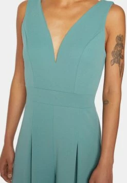 WAL G. JACKIE WIDE LEG - Jumpsuit - Sage Green -WAL G. Sales Store 6fb1b4962ffa49ac84b5e3e2f7144bd6