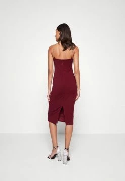 WAL G. CHAIN STRAP MIDI DRESS - Cocktail Dress / Party Dress - Wine -WAL G. Sales Store 6ff0c527d07b4292a169917bda45489f