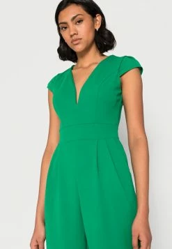 WAL G. SHORT SLEEVE V NECK - Jumpsuit - Leaf Green 4 WAL G. SHORT SLEEVE V NECK - Jumpsuit - Leaf Green -WAL G. Sales Store 70349c115e0548debbac4635cfe767bd