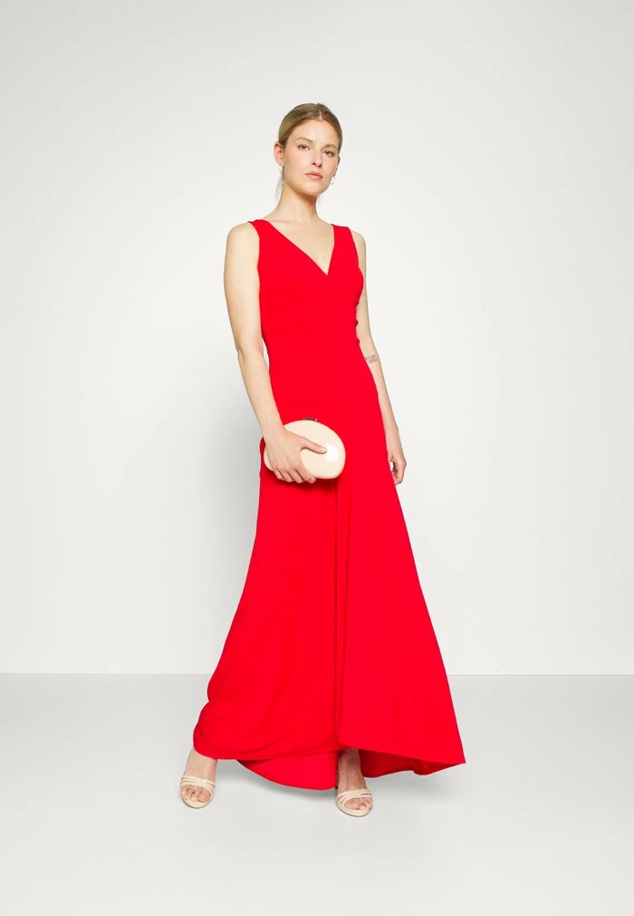 WGXZL WEDDING - ANNA V NECK MAXI DRESS - Occasion wear - red WAL G. WGXZL WEDDING - ANNA V NECK MAXI DRESS - Occasion Wear - Red -WAL G. Sales Store 706c4a38aeda4cc19335be7260ab5a49