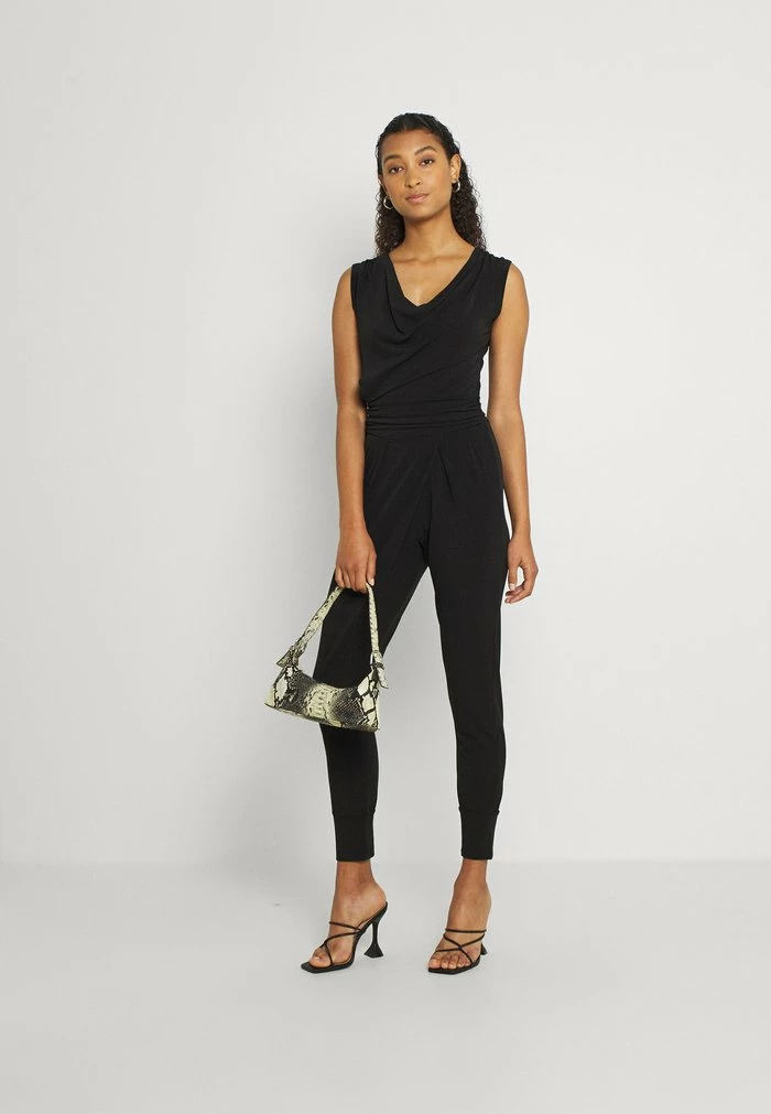 BERNIE COWL - Jumpsuit - black WAL G. BERNIE COWL - Jumpsuit - Black -WAL G. Sales Store 7126cbbe88094aecb8f00350a126e577