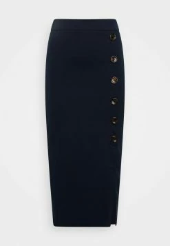 WAL G. TORTOISE BUTTON SKIRT - Pencil Skirt - Navy Blue 4 WAL G. TORTOISE BUTTON SKIRT - Pencil Skirt - Navy Blue -WAL G. Sales Store 73ec94c0196f4369ae24e26404d2f3b3